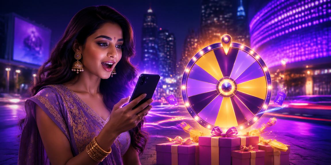 An Indian player enjoying live casino on mobile device